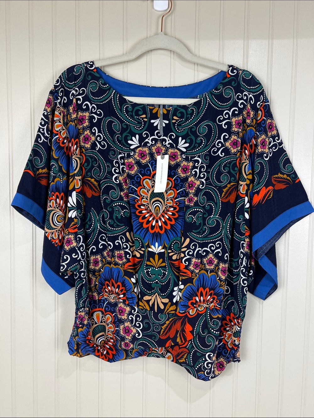 NWT Anthropologie Vienna Kimono Blouse Size Large - Picture 2 of 10